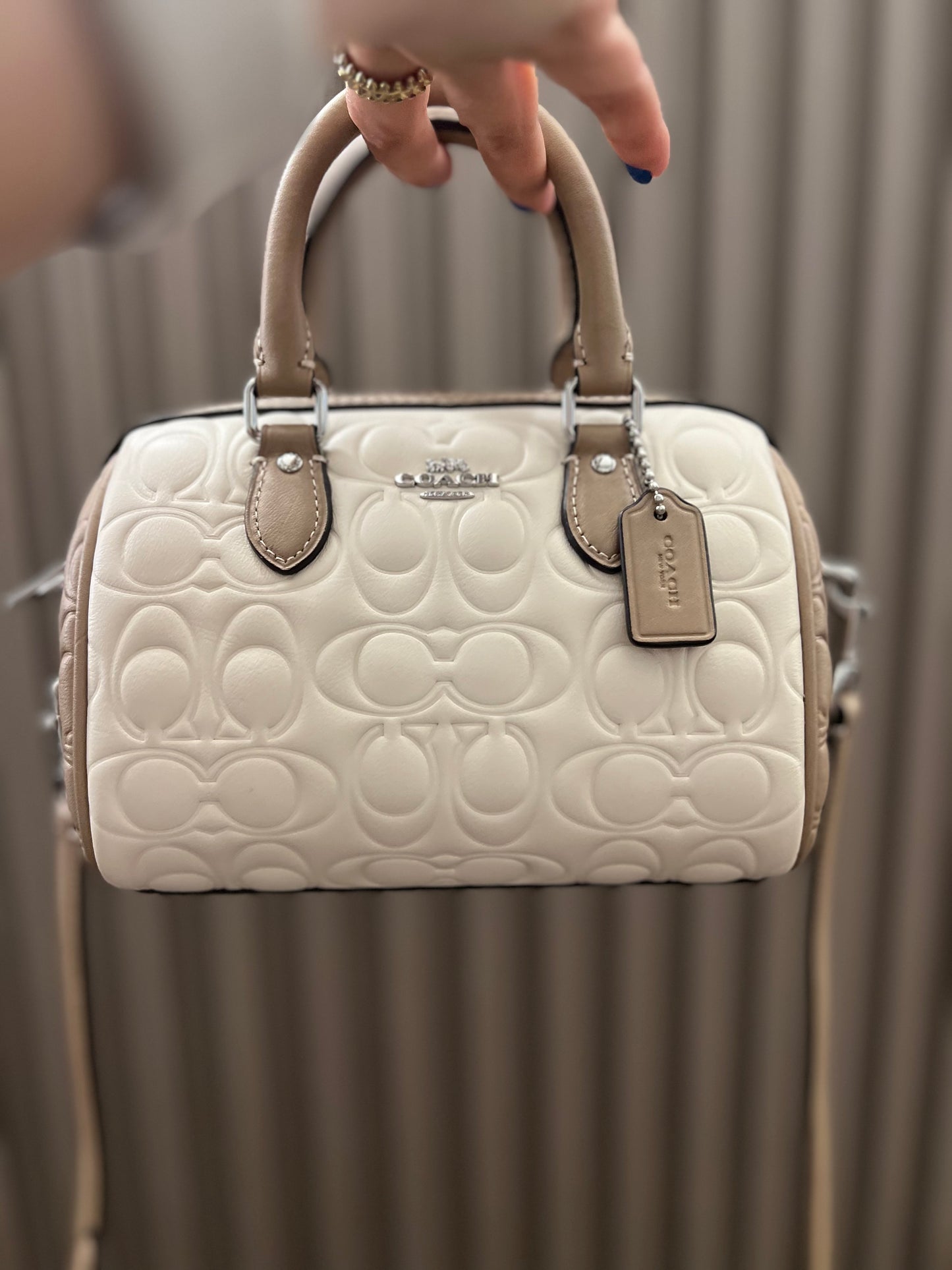 Coach Crossbody Bag mini color taupe