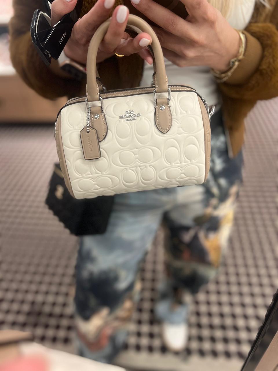 Coach Crossbody Bag mini color taupe