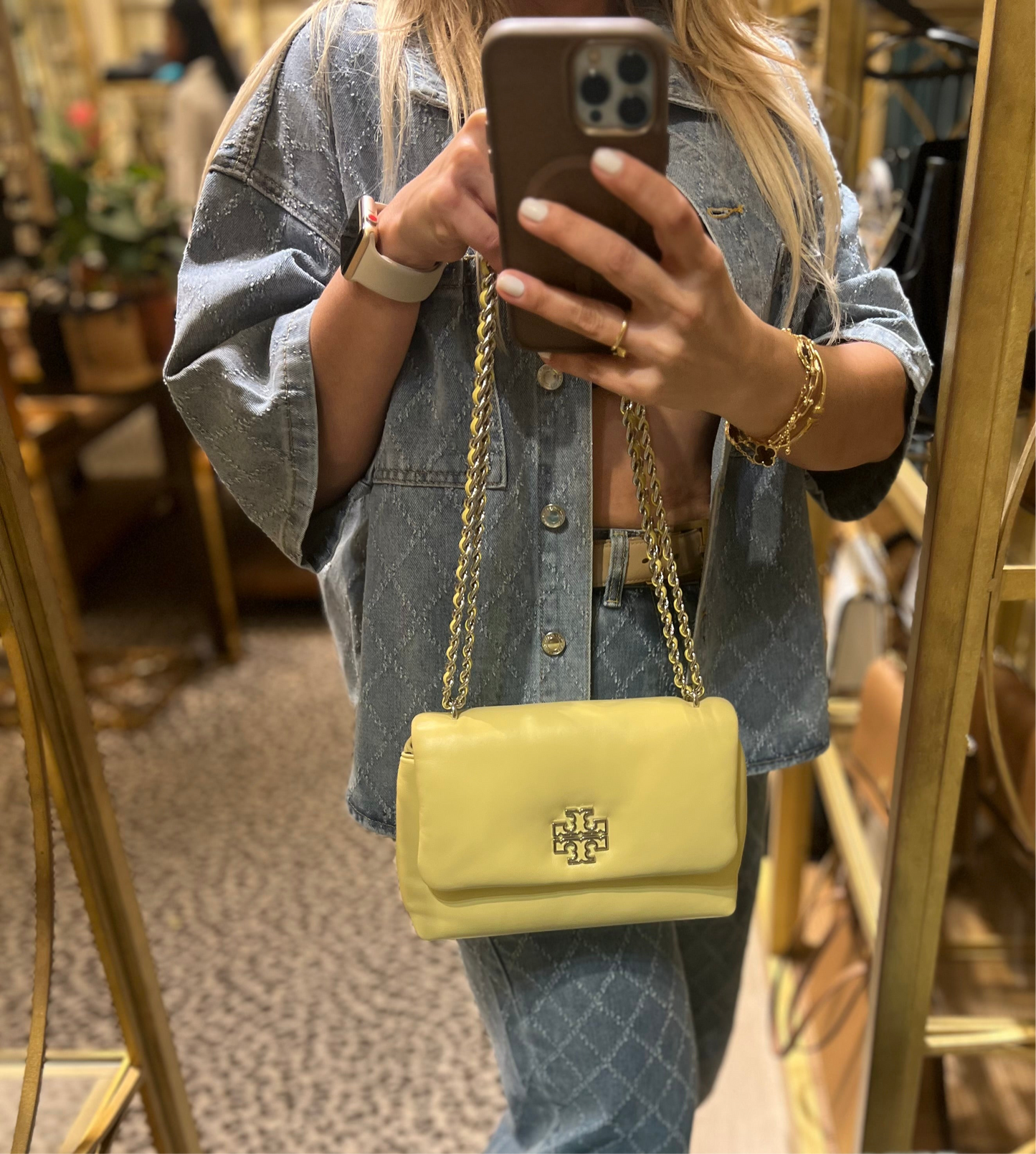 Bolso Tory Burch Britten Leather Puffy
Small Adjustable
Shoulder Bag