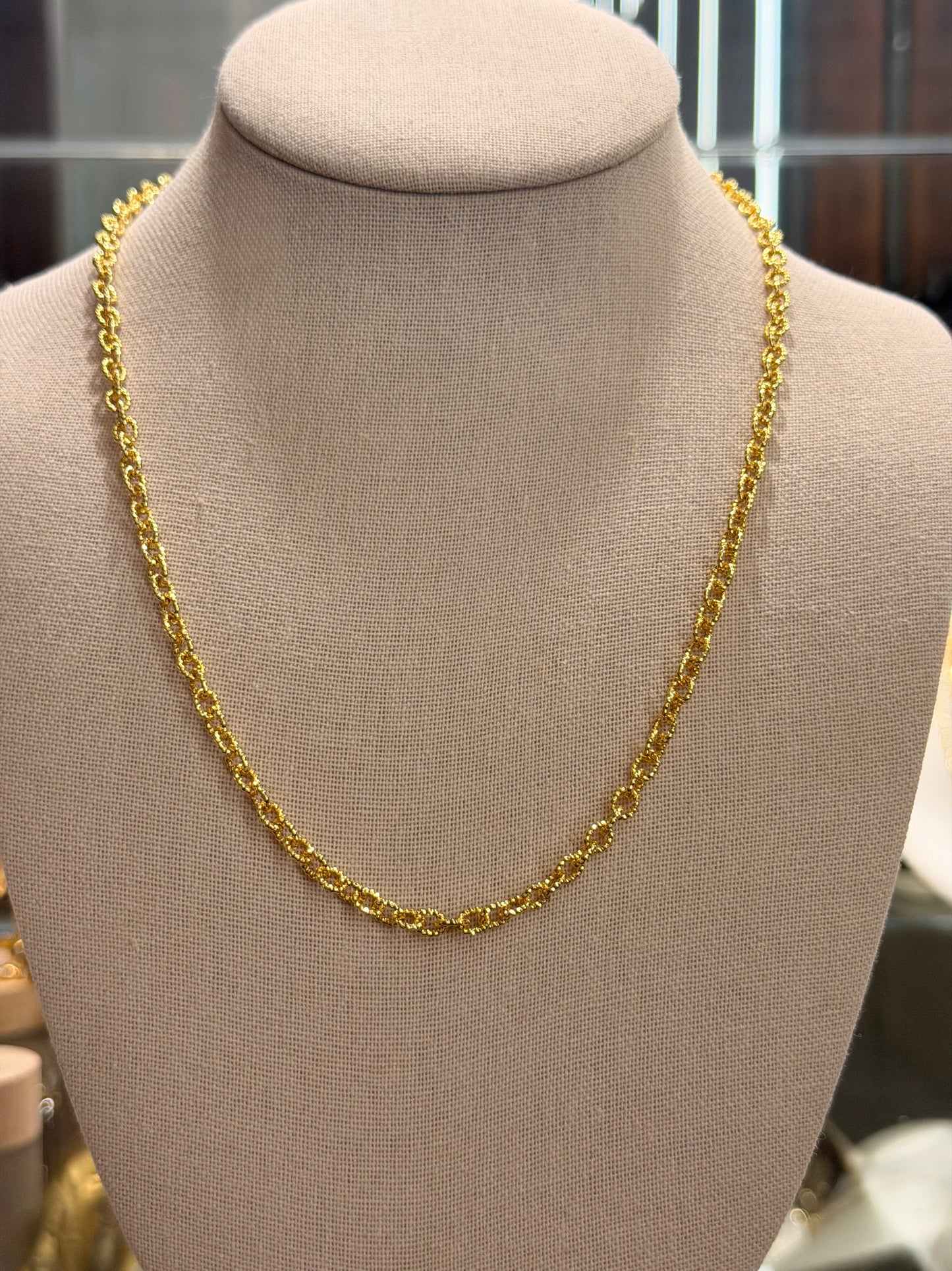 Gargantilla rodinada oro Goldfilled