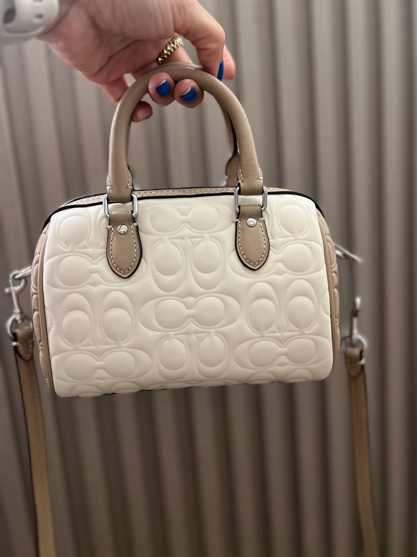 Coach Crossbody Bag mini color taupe