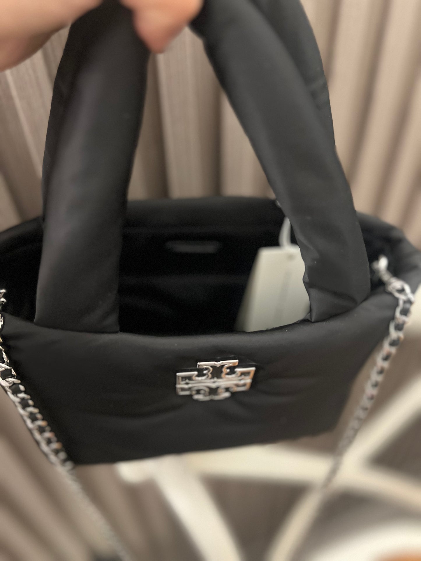 Bolso Tory Burch Britten Nylon Puffy Mini Tote