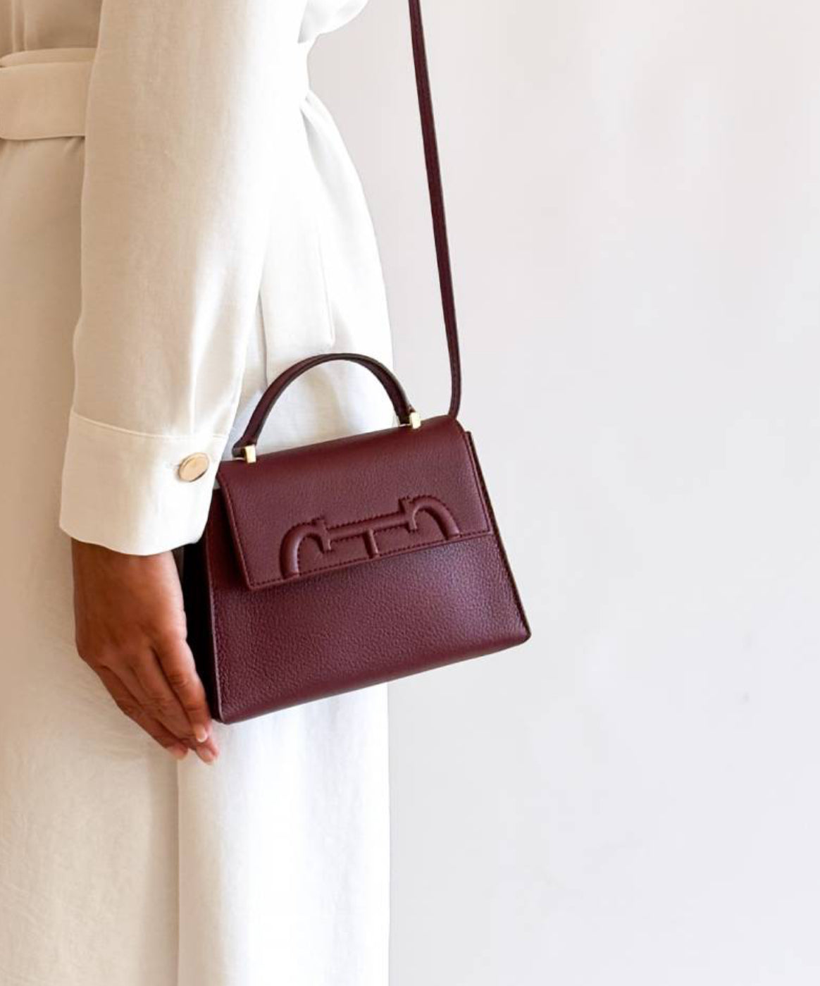 Pre Order Bolso Carolina Herrera Doma Insignia Tiny Satchel