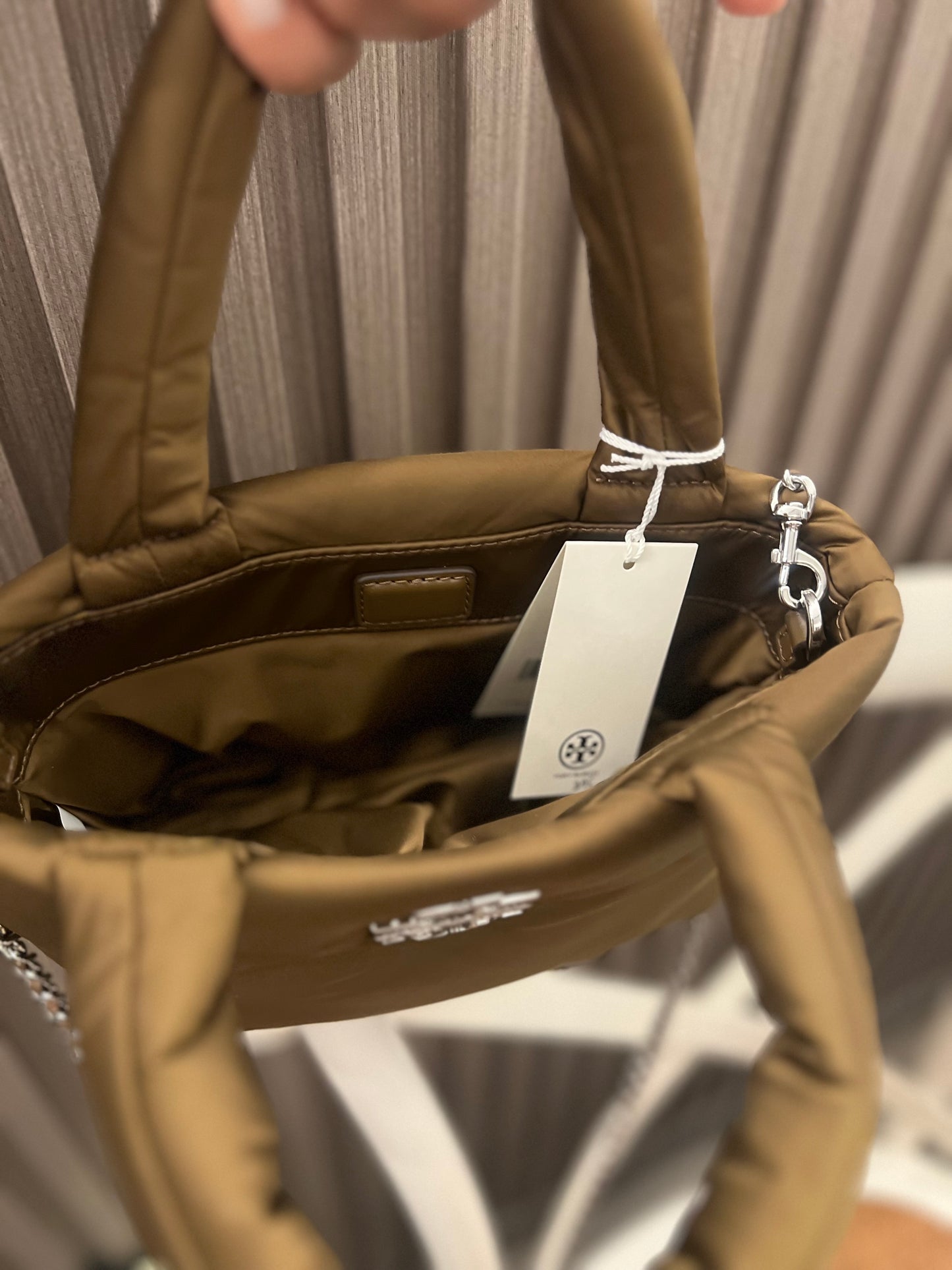 Tory Burch Britten Nylon Puffy Mini Tote