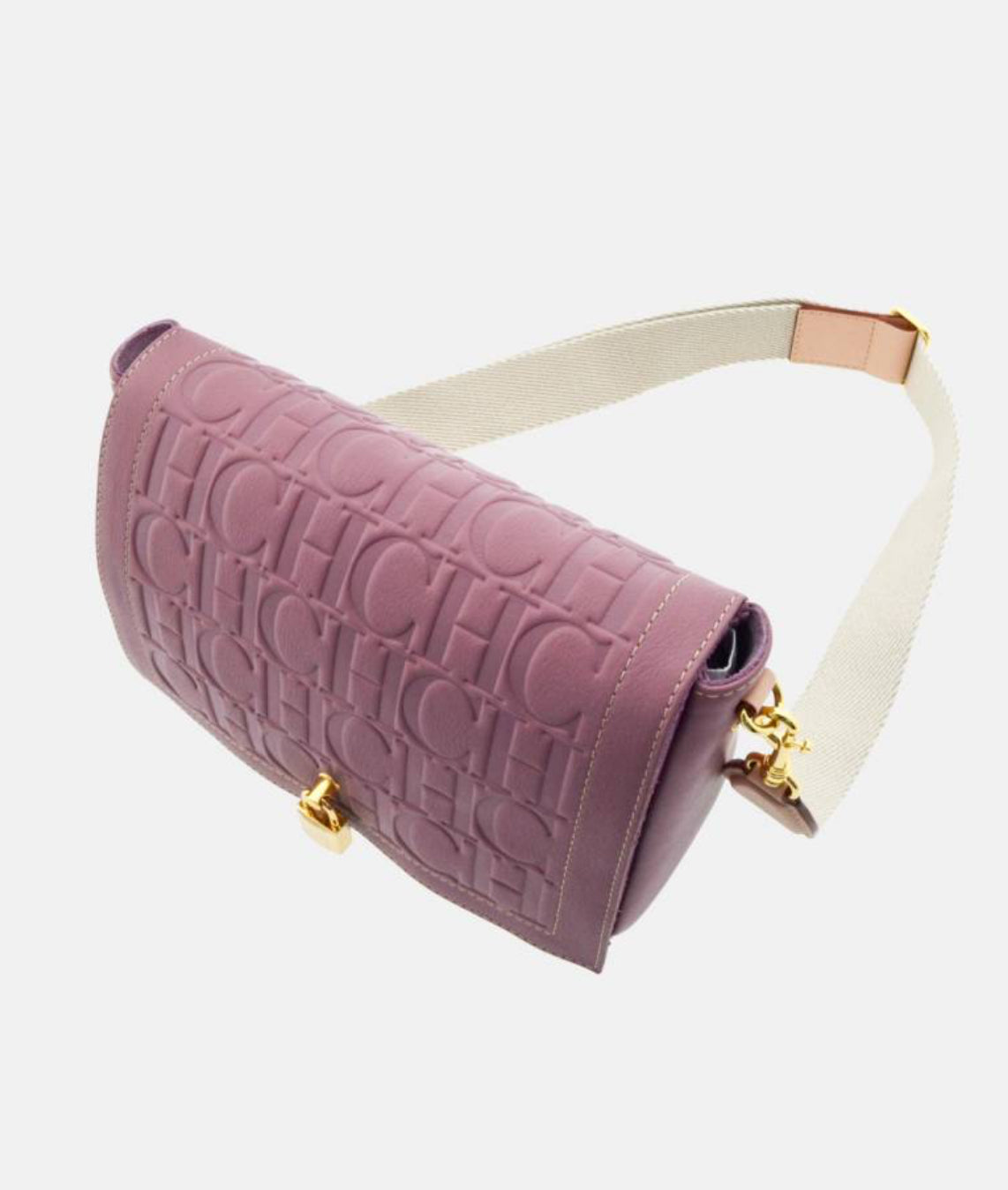 Carolina Herrera Andy Locked Crossbody Rosa