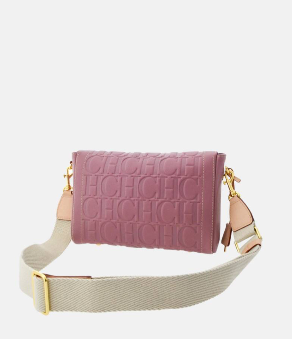 Carolina Herrera Andy Locked Crossbody Rosa