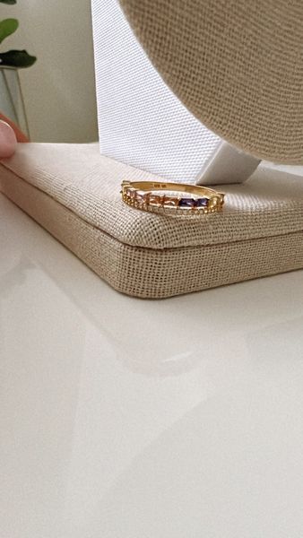 Anillo de Circones y Baguettes