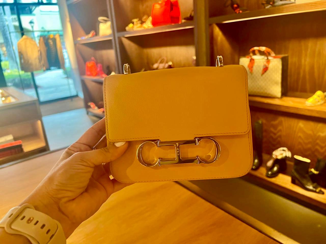 Carolina Herrera Initials Insignia Yellow Mini
