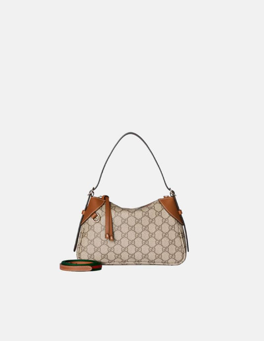 Bolso Gucci GG Emblem Hobo Ebony / Brown