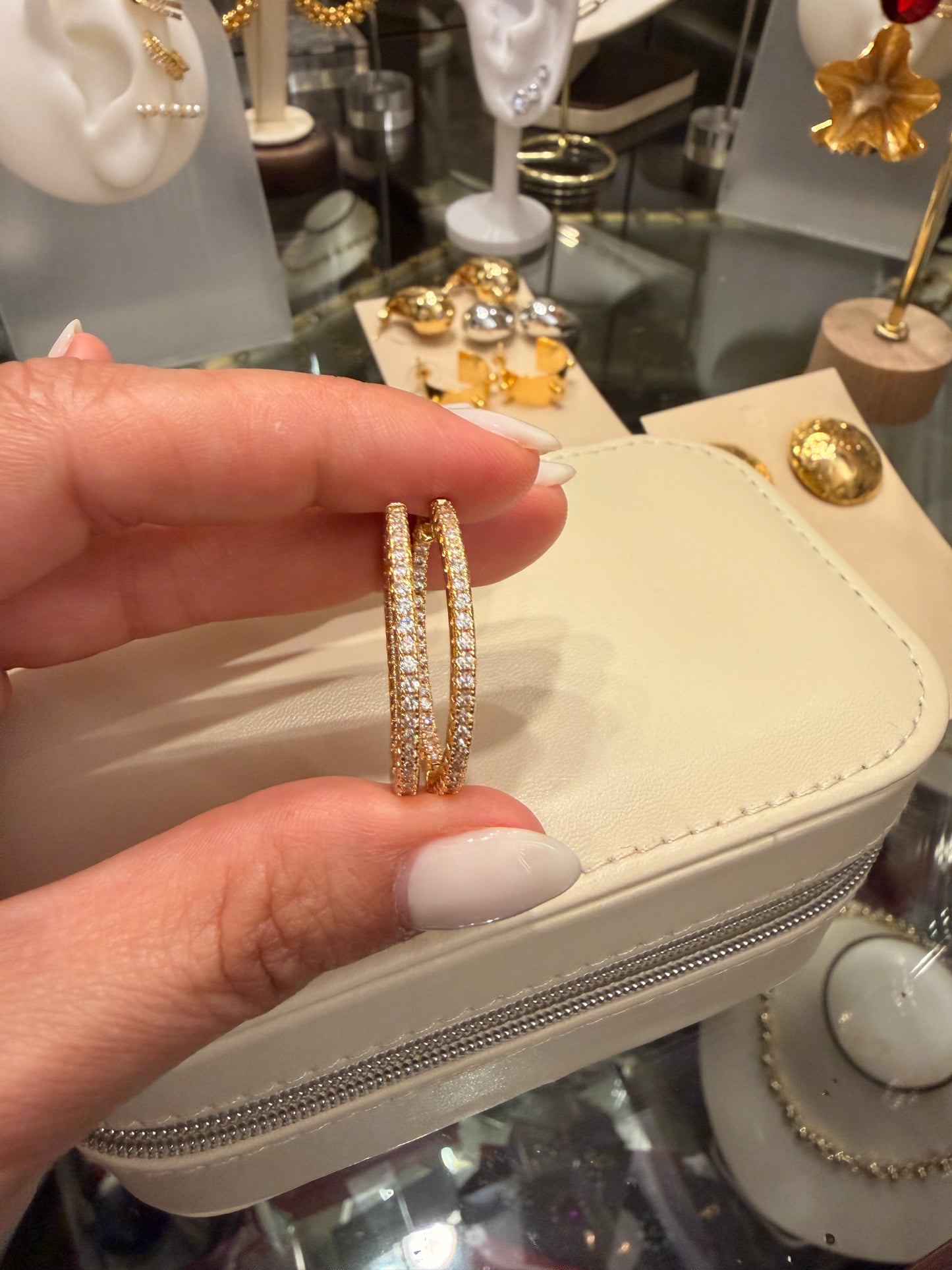 Argollas brillantes Gold