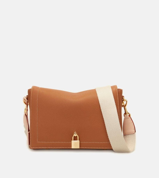 PRE-ORDER Bolso Carolina Herrera Andy Locked Crossbody Camel