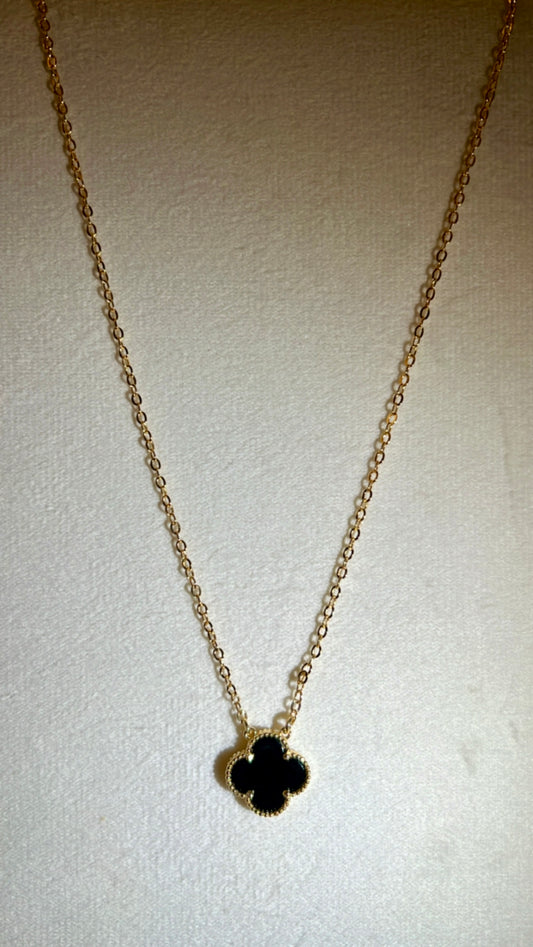 Cuello rodinado con digel de flor black