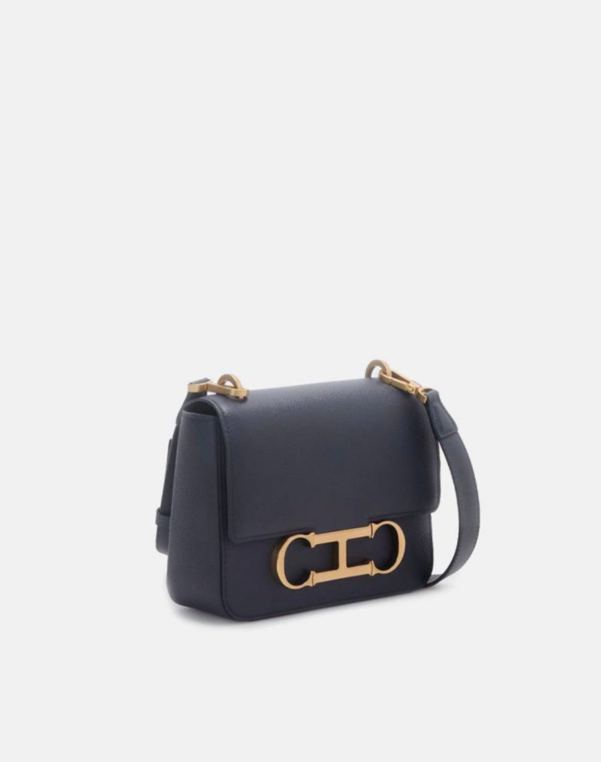 Pre Order Bolso Carolina Herrera initials Insignia Azul Marino
