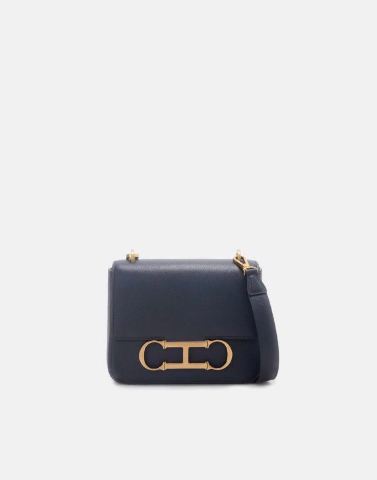 Pre Order Bolso Carolina Herrera initials Insignia Azul Marino