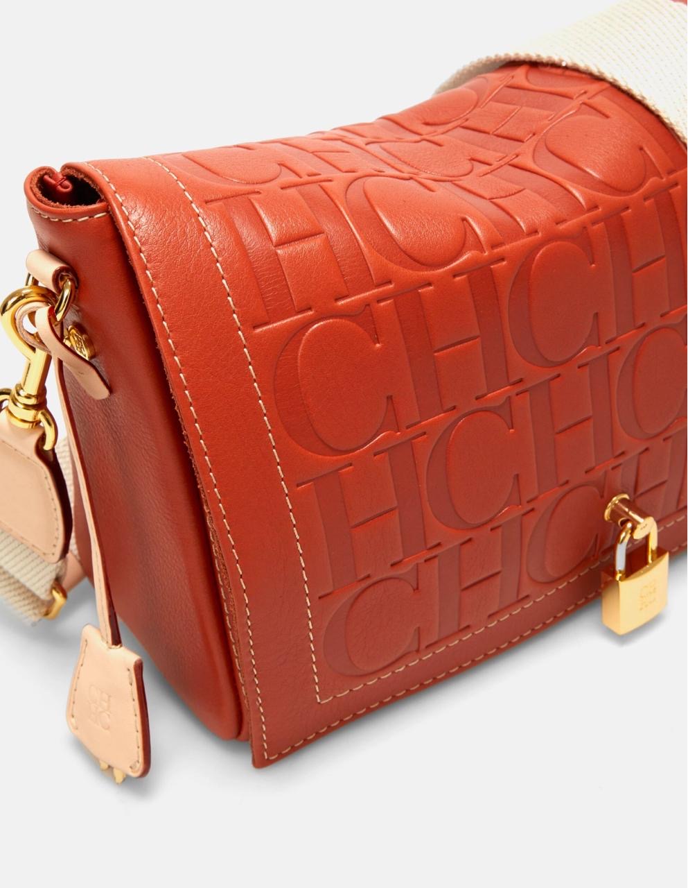 PRE-ORDER Bolso Carolina Herrera Andy Locked Crossbody Teja