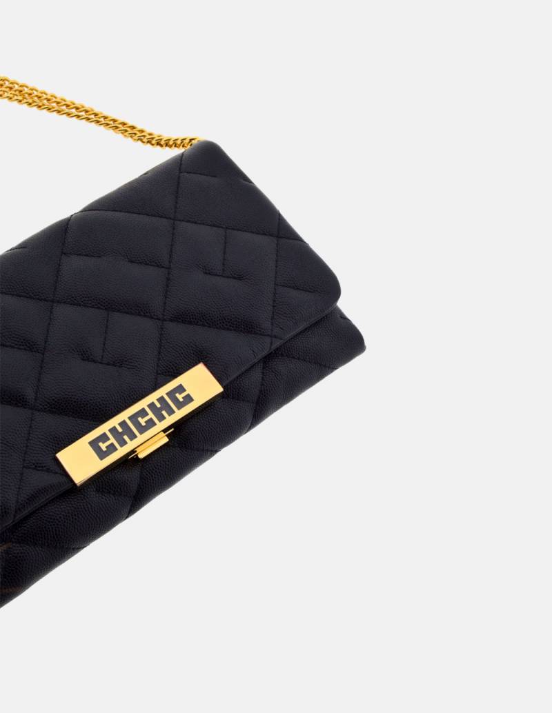 Bolso Carolina Herrera Bimba 1 Clutch Negro