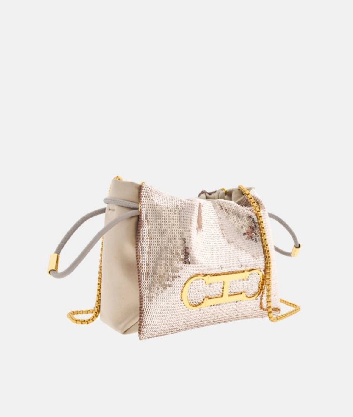 Pre Order Bolso Carolina Herrera Initials Insignia Soft Bucket Mini