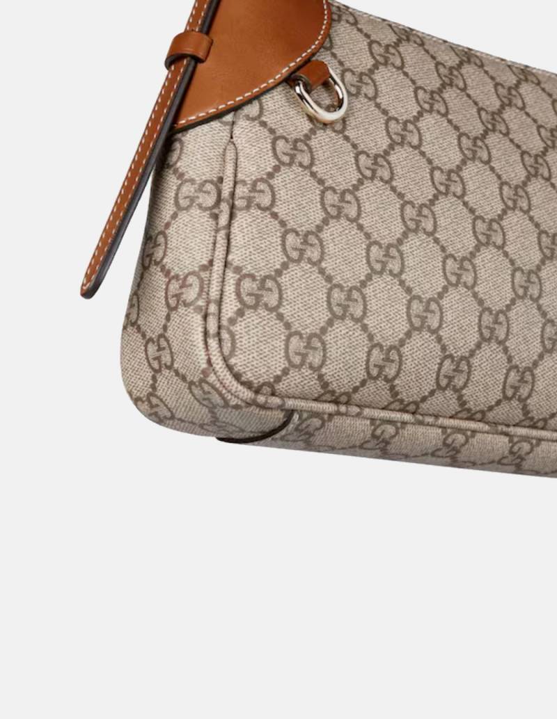 Bolso Gucci GG Emblem Hobo Ebony / Brown