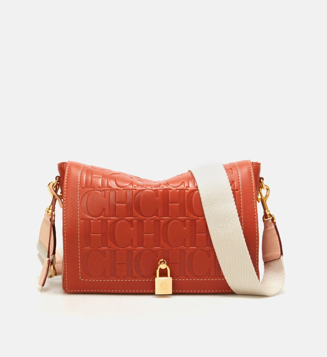 PRE-ORDER Bolso Carolina Herrera Andy Locked Crossbody Teja