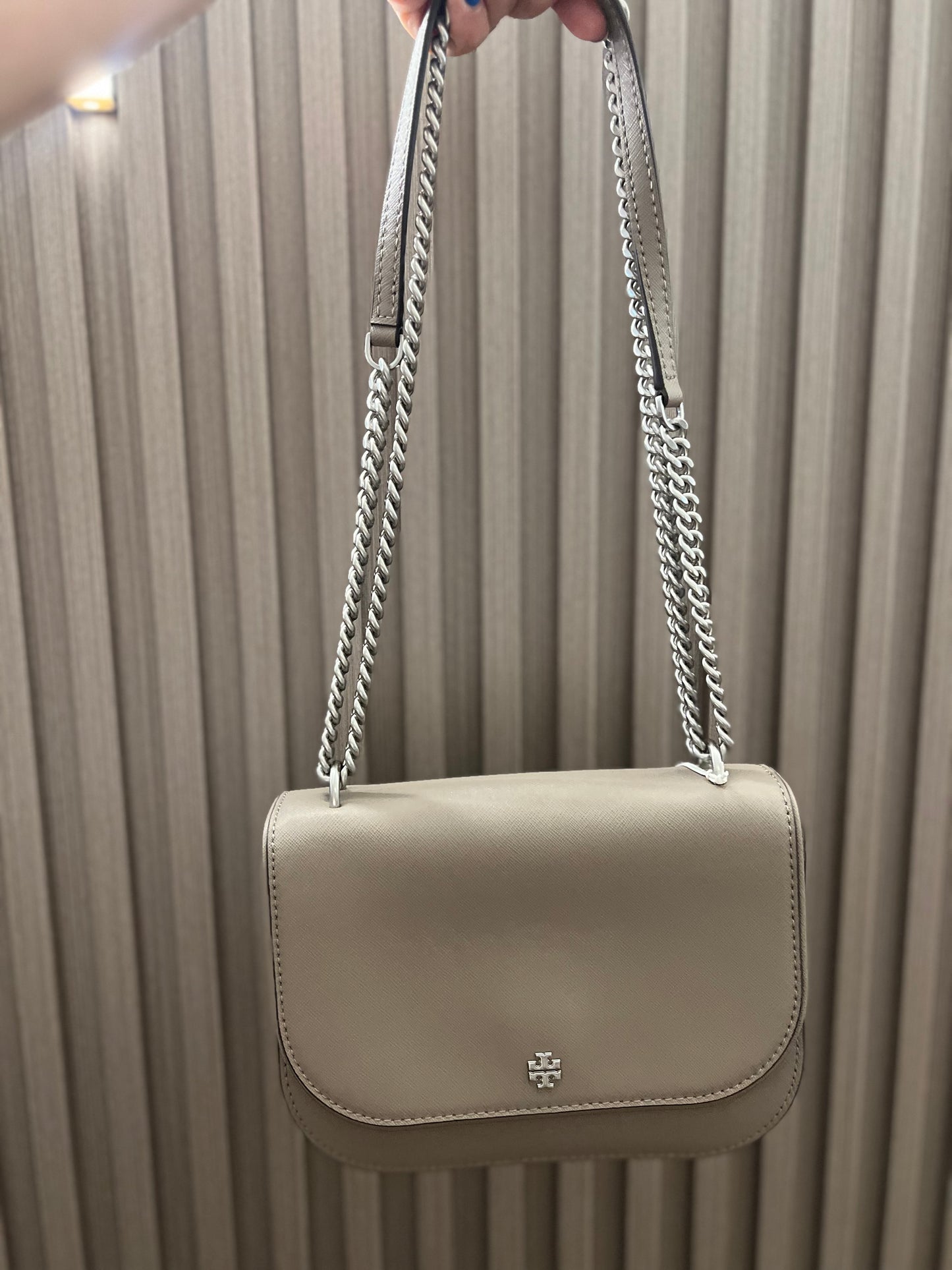 Bolso Tory Burch Adjustable Shoulder Bag - Gris