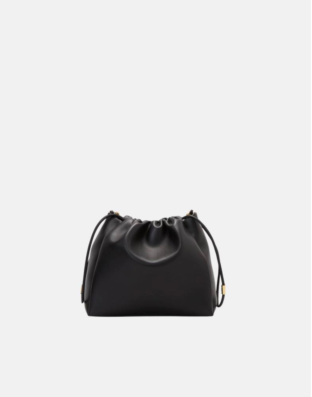 Bolso Carolina Herrera Initials Insignia Soft Bucket Negro