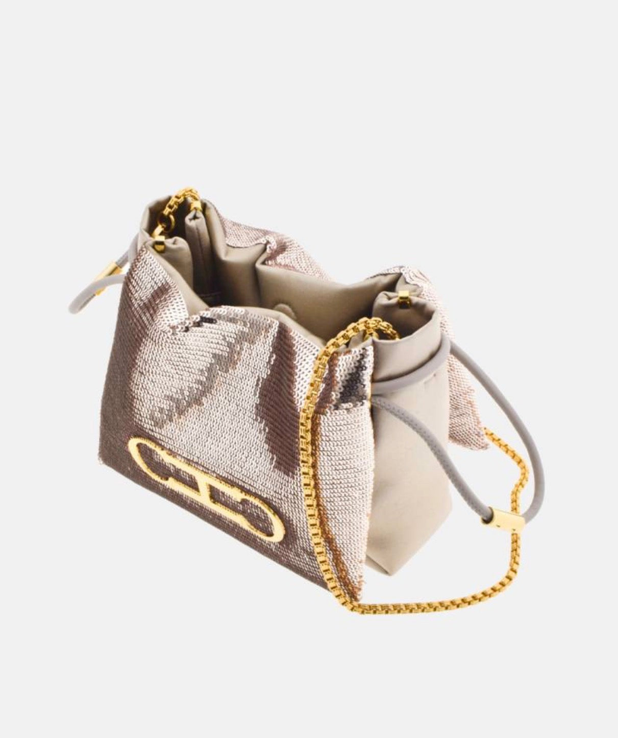 Pre Order Bolso Carolina Herrera Initials Insignia Soft Bucket Mini