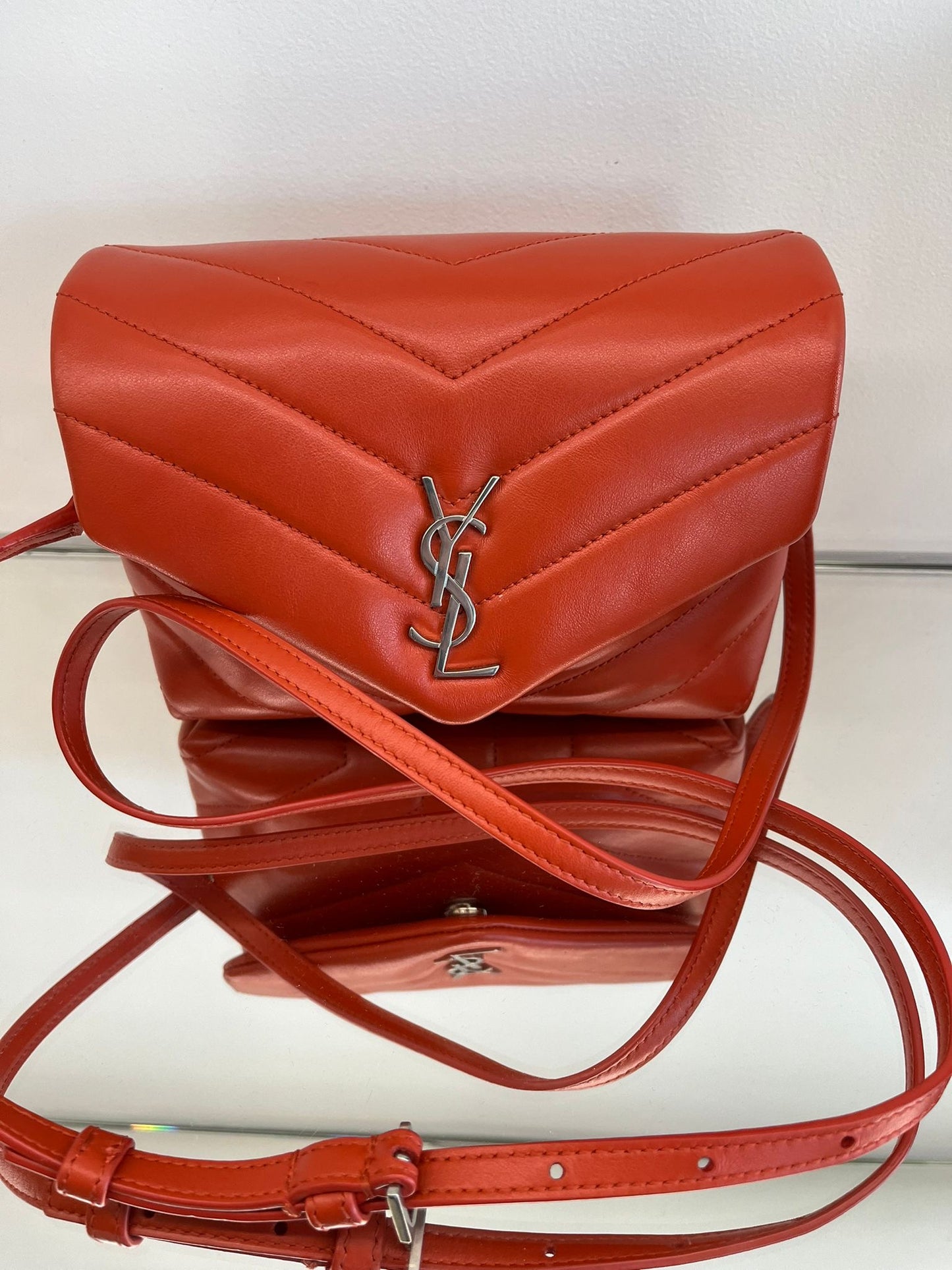 PRE-ORDER Bolso Yves Saint Laurent Toy LouLou Orange