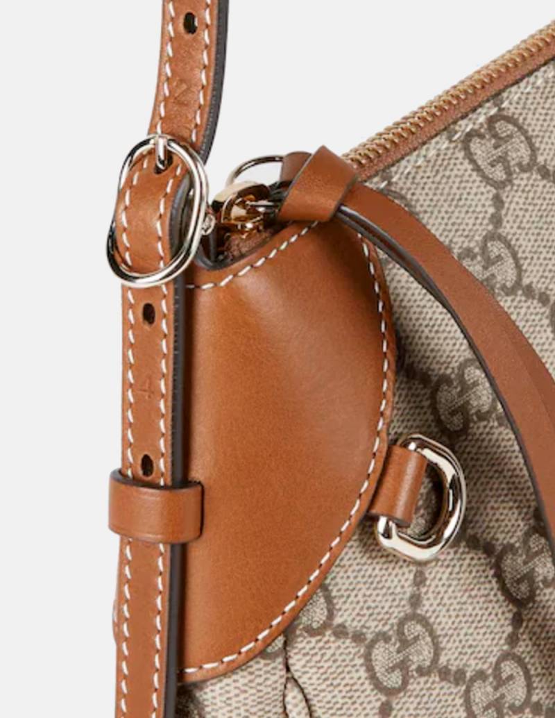 Bolso Gucci GG Emblem Hobo Ebony / Brown