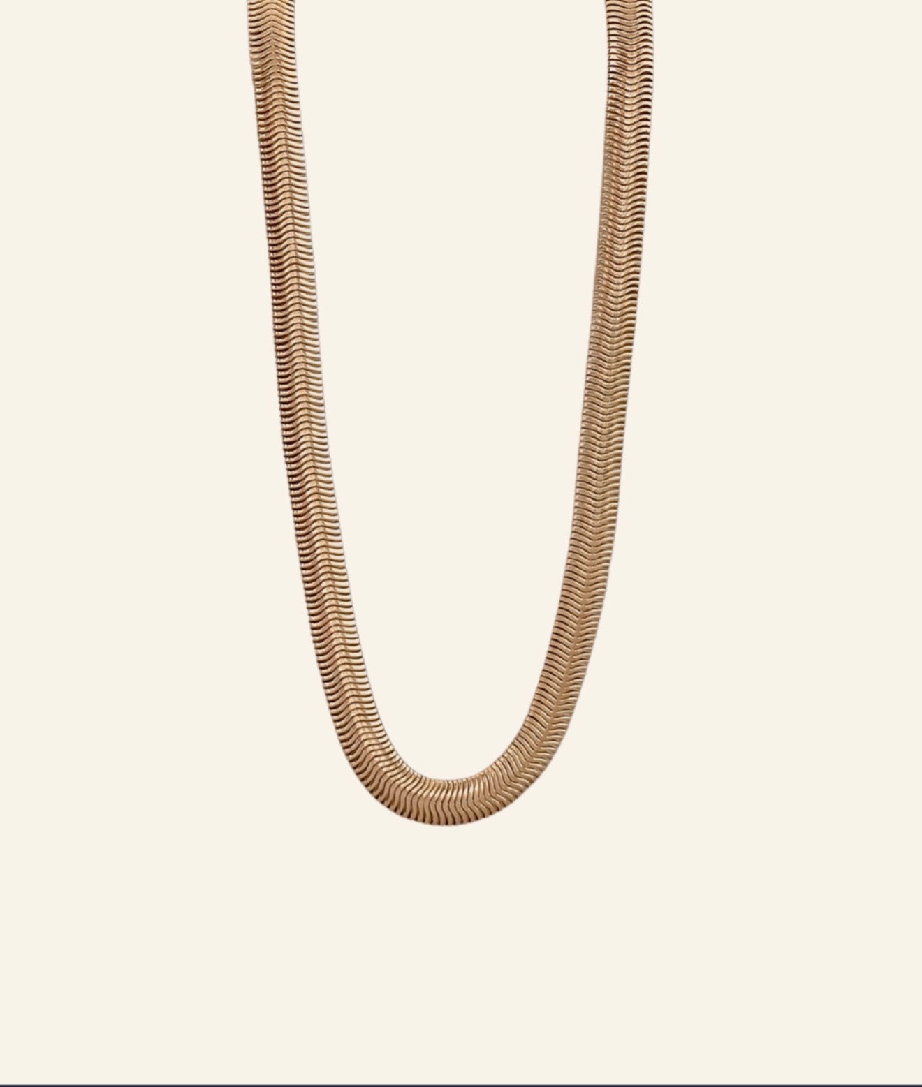 Gargantilla plain rodinada oro Goldfilled
