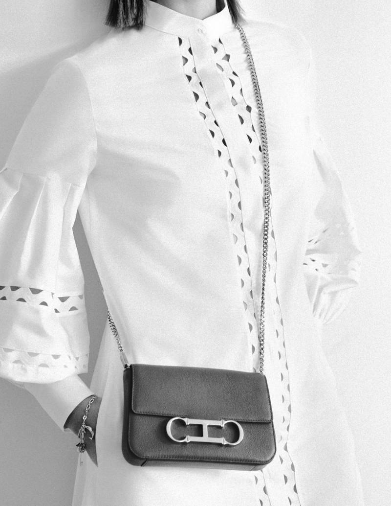 Bolso Carolina Herrera Initials Insignia Riñonera pequeña