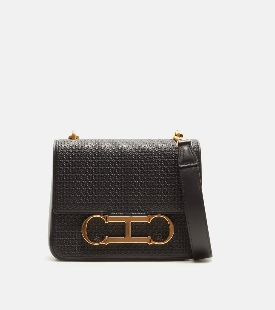 PRE-ORDER Bolso Carolina Herrera Initials Insignia Negro Micro Sello