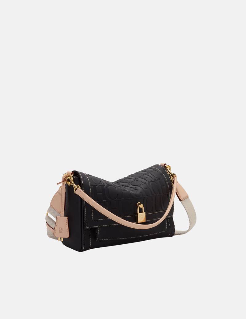 Bolso Carolina Herrera Andy Locked Multipocket Messenger Negro