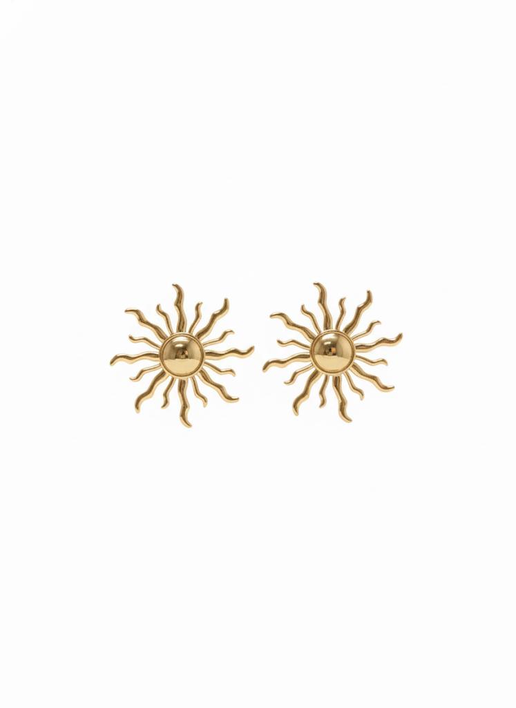 Aretes de Sol rodinados oro Golffield