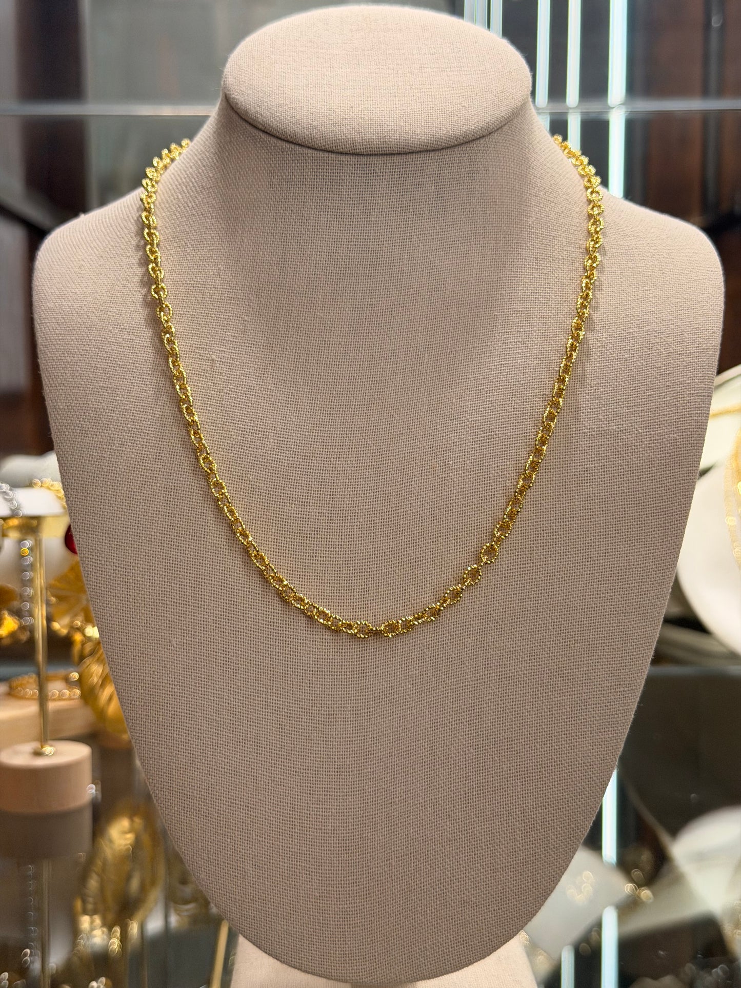 Gargantilla rodinada oro Goldfilled