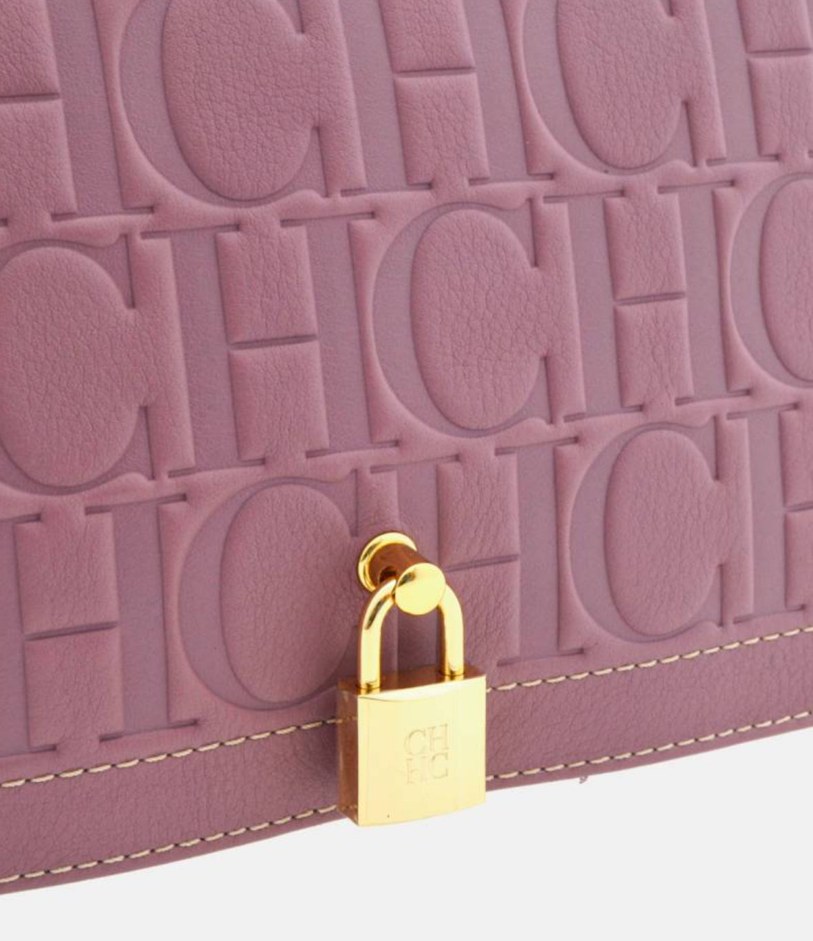 Carolina Herrera Andy Locked Crossbody Rosa