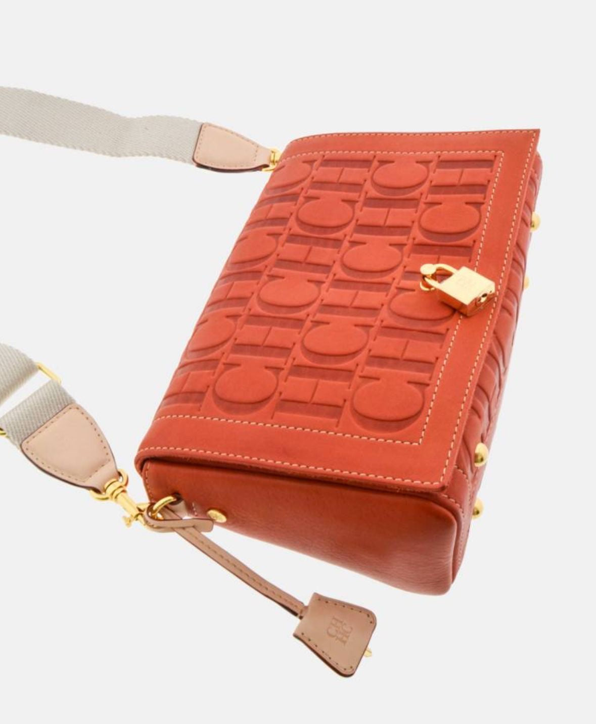 PRE-ORDER Bolso Carolina Herrera Andy Locked Crossbody Teja