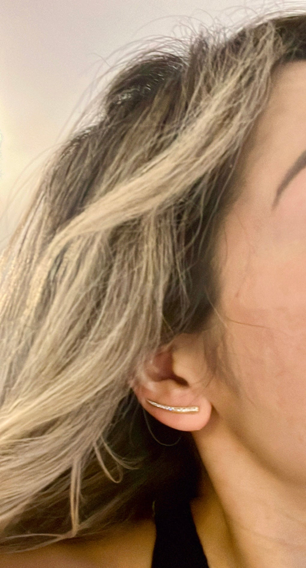 Aretes con línea de Circones Lineales