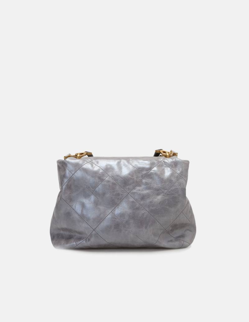 Bolso Carolina Herrera Bimba Satchel Plata