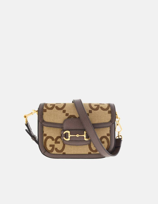 Bolso Gucci Horsebit Jumbo Mini GG 1955