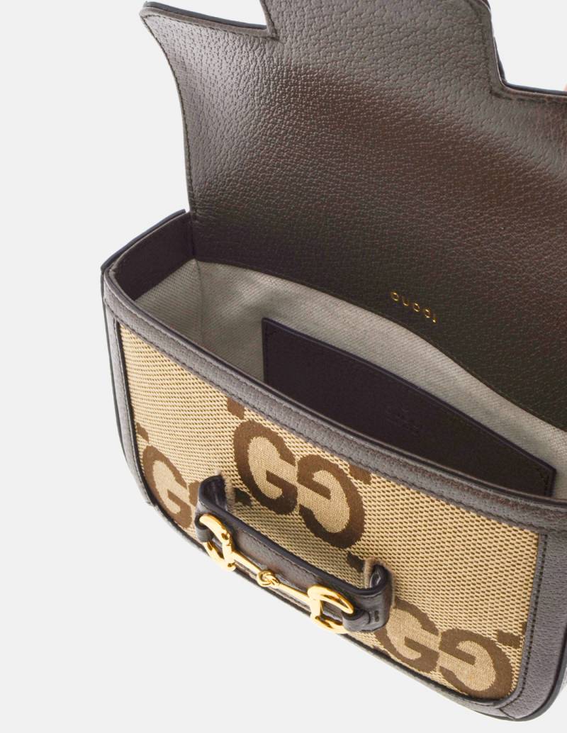 Bolso Gucci Horsebit Jumbo Mini GG 1955