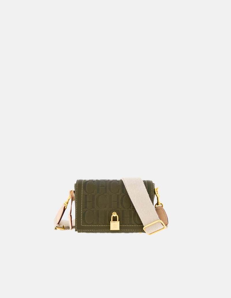 Bolso Carolina Herrera Andy Mini Locked Crossbody Verde