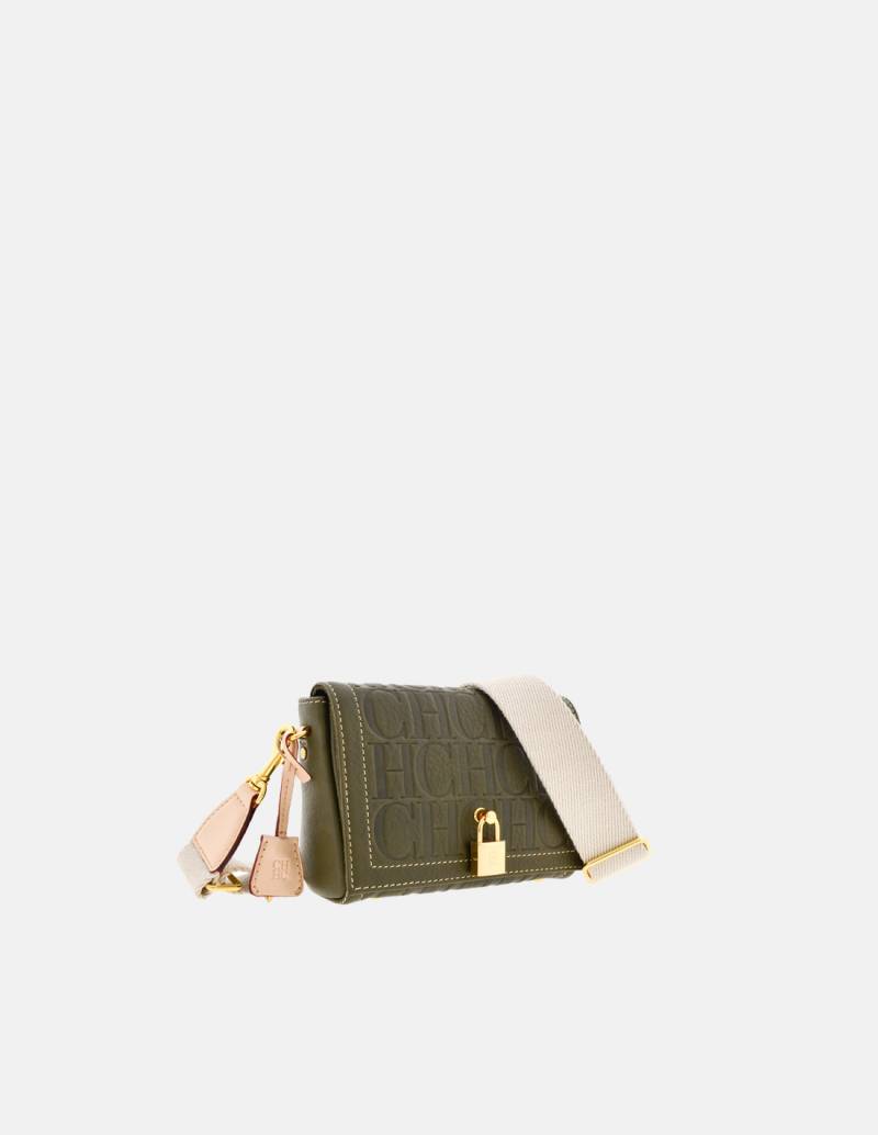 Bolso Carolina Herrera Andy Mini Locked Crossbody Verde