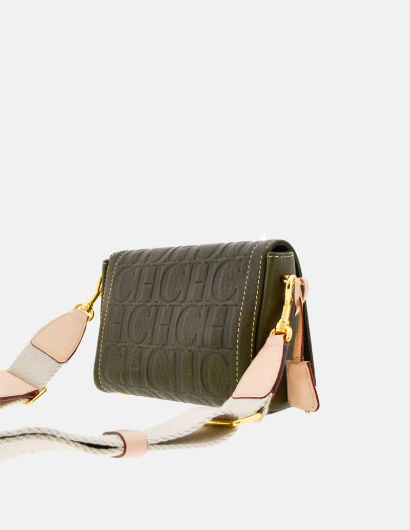 Bolso Carolina Herrera Andy Mini Locked Crossbody Verde