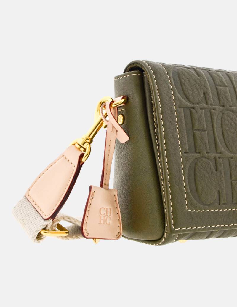 Bolso Carolina Herrera Andy Mini Locked Crossbody Verde
