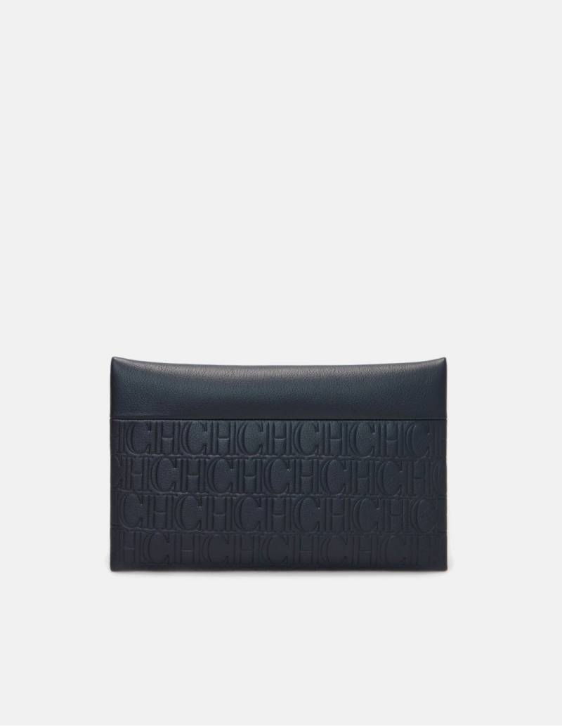 Bolso Carolina Herrera Inro Sello Azul Marino!