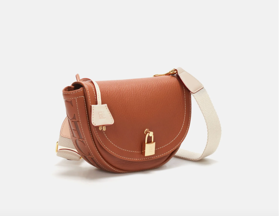 Bolso Carolina Herrera Andy Locked Half Moon